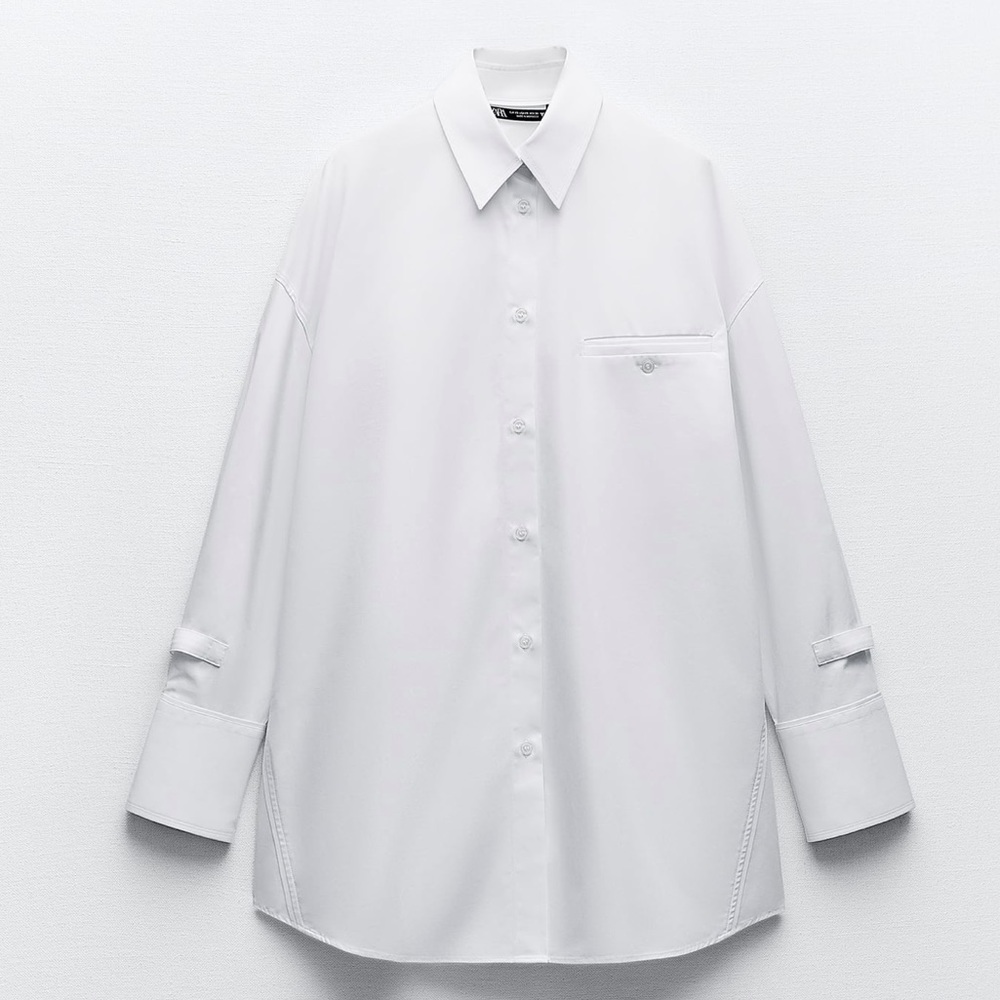 ZARA Oversized Garbadine Shirt